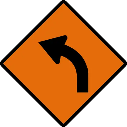 Left Turn Traffic Sign