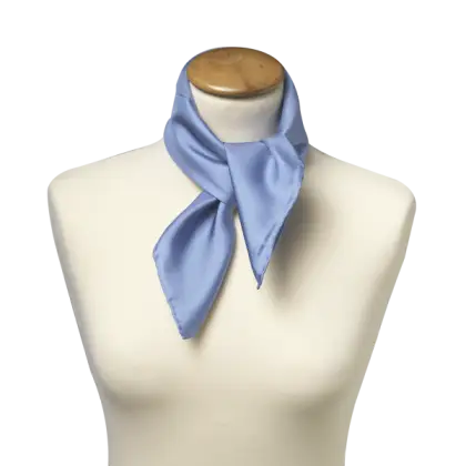 Light Blue Neck Scarf on Display