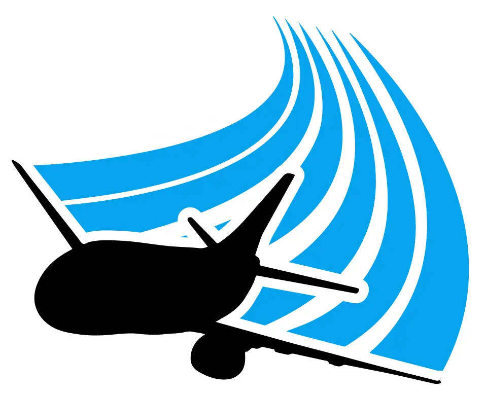 Airplane with Blue Trail