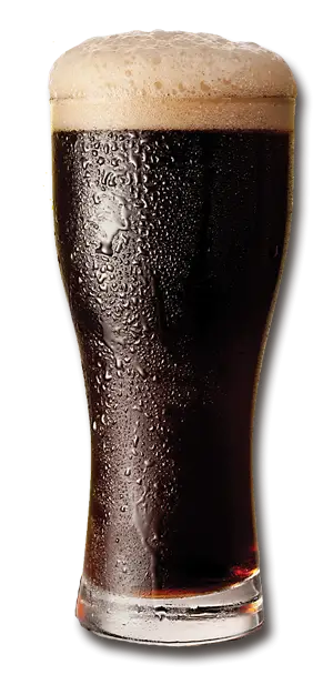 Glass of Cold Dark Beer