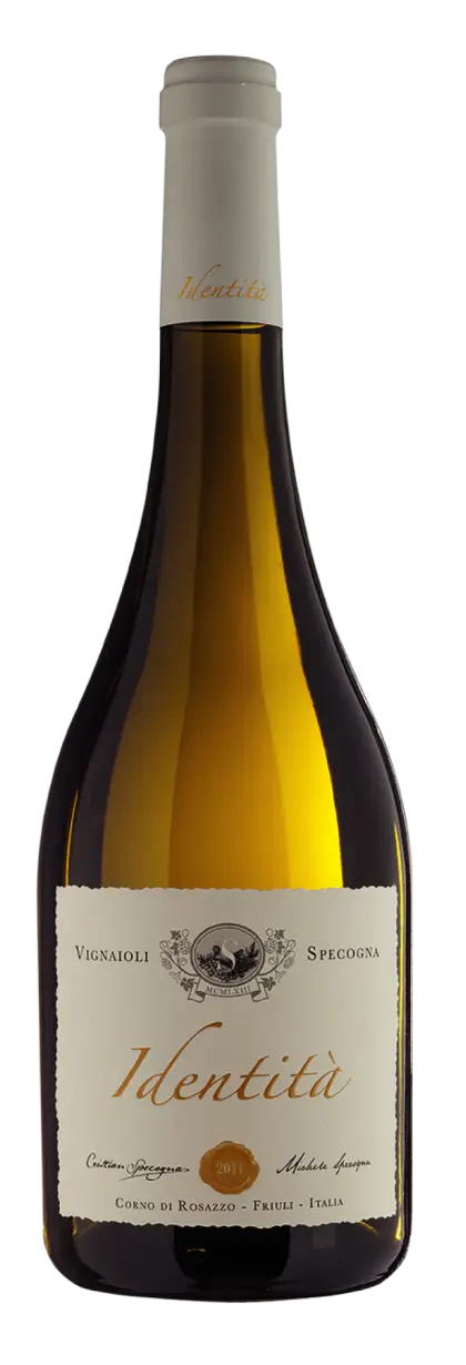 Wine Bottle with Elegant Label Design