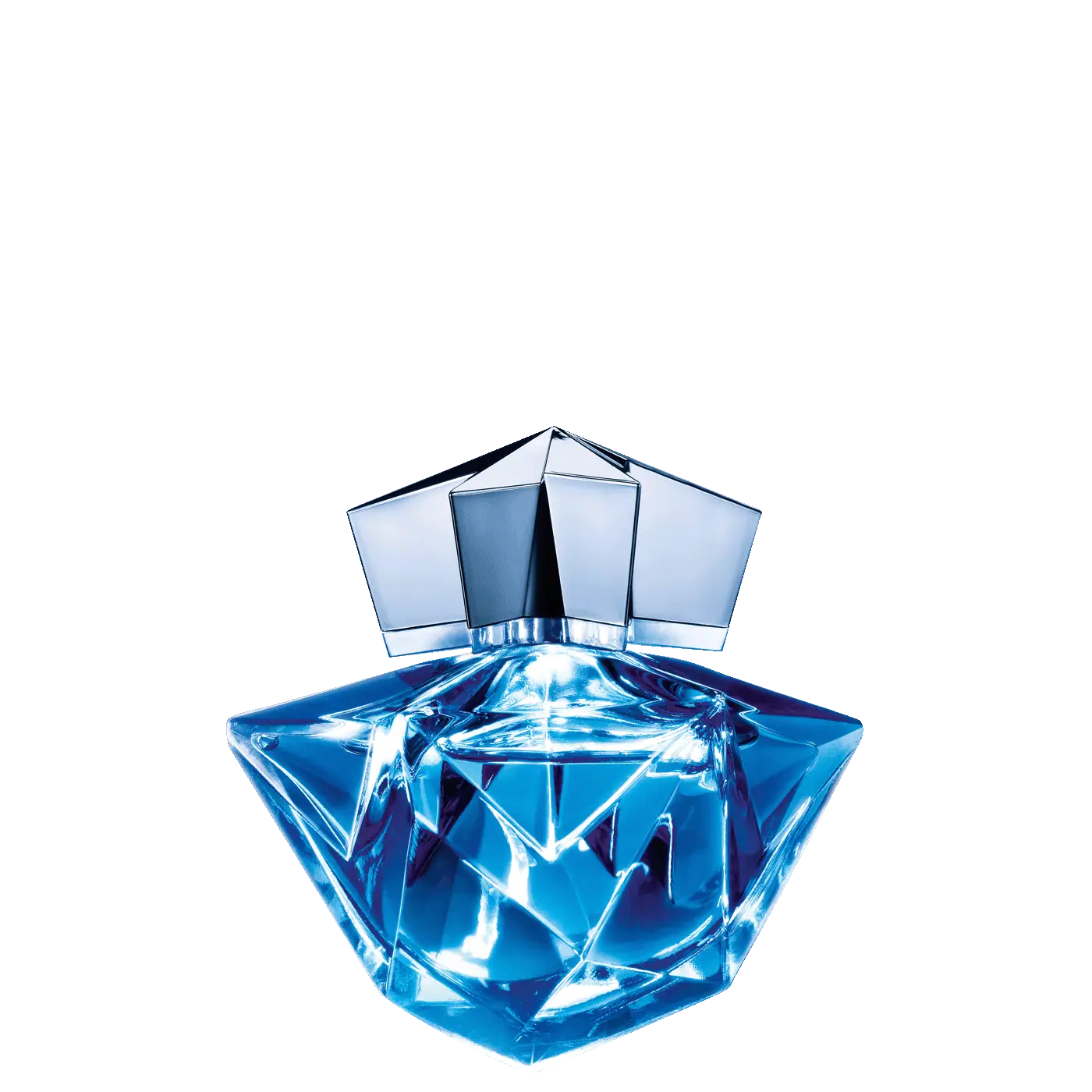 Blue Crystal Perfume Bottle Design