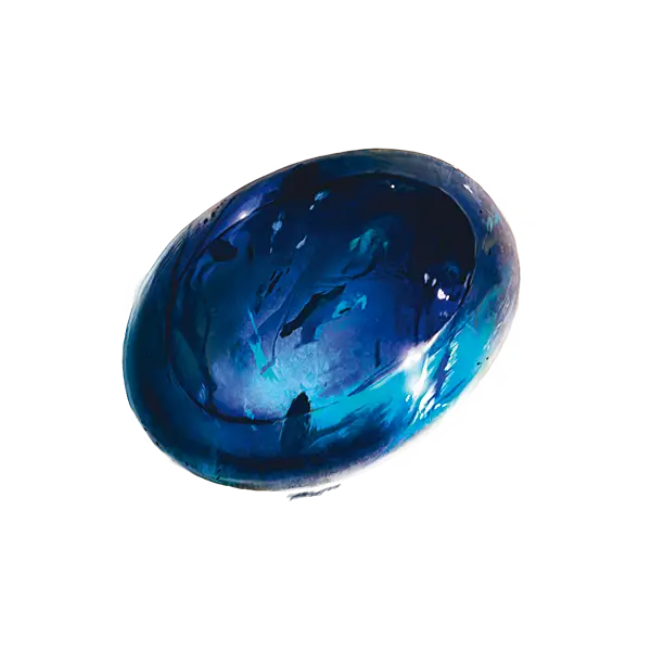 Shimmering Blue Gemstone Illustration