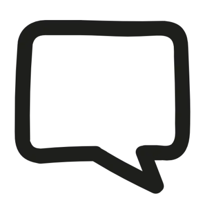 Speech Bubble Icon for Communication