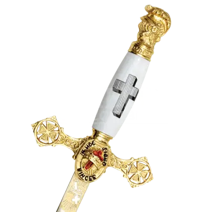 Golden Sword with Cross Handle