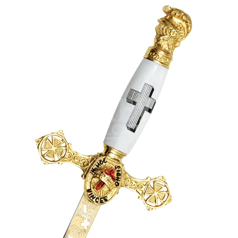 Golden Sword with Cross Handle