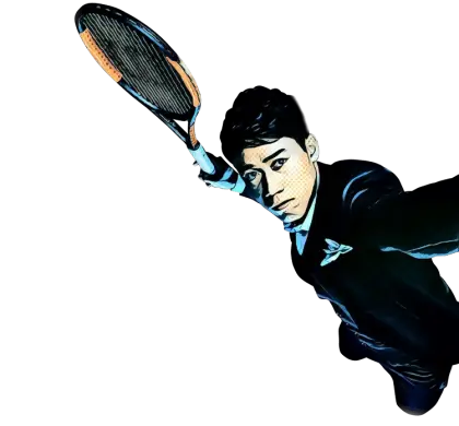 Dynamic Tennis Player