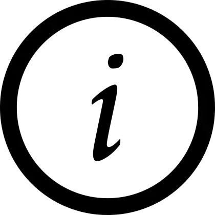 Classic Information Symbol