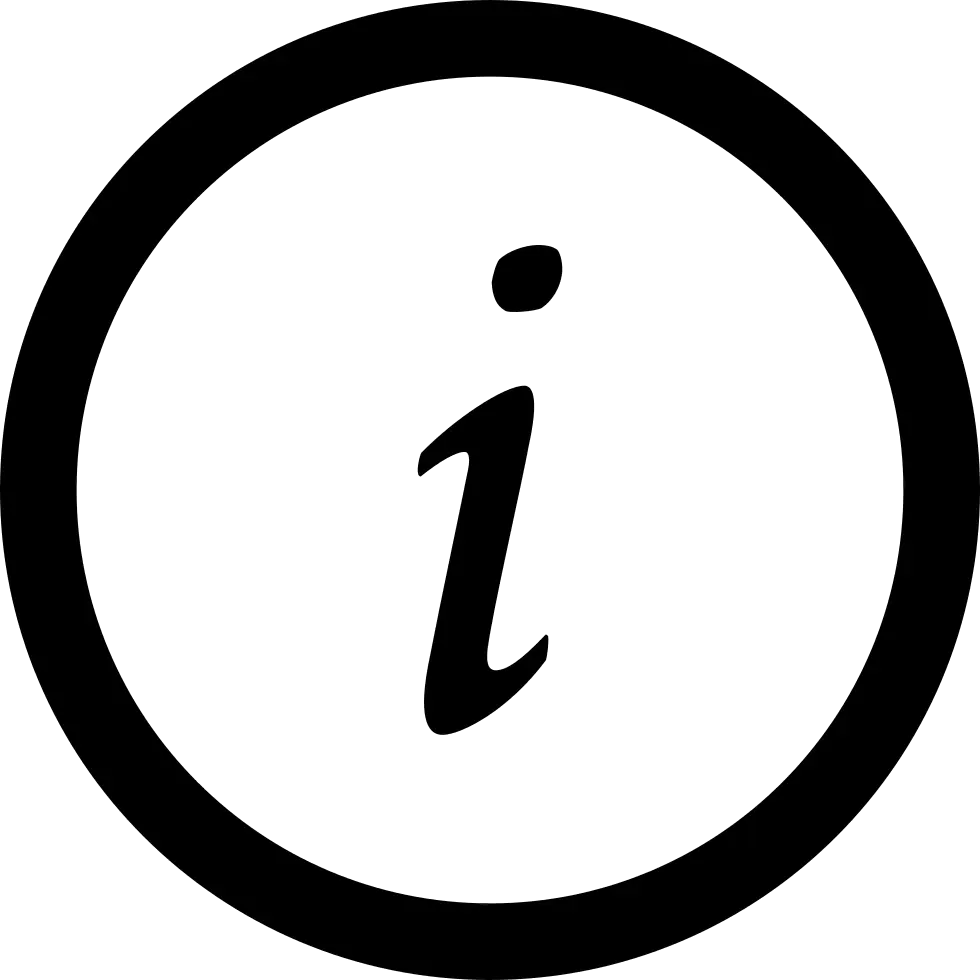 Classic Information Symbol