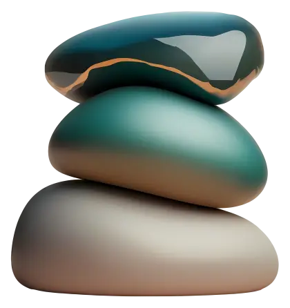 Stacked Smooth Zen Stones