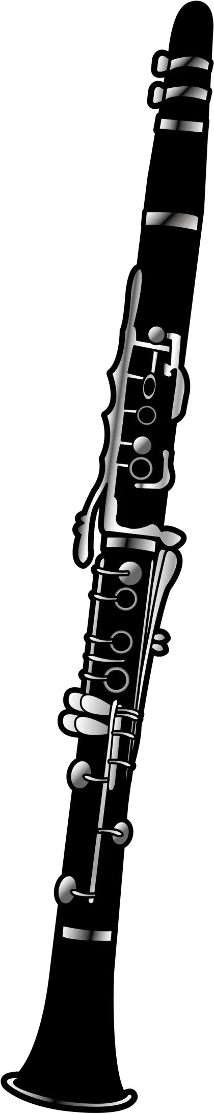 Silhouette of a Clarinet
