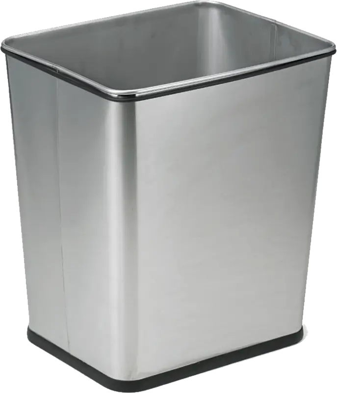 Stainless Steel Trash Can for Waste Disposal