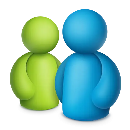 Green and Blue Cartoon Figures