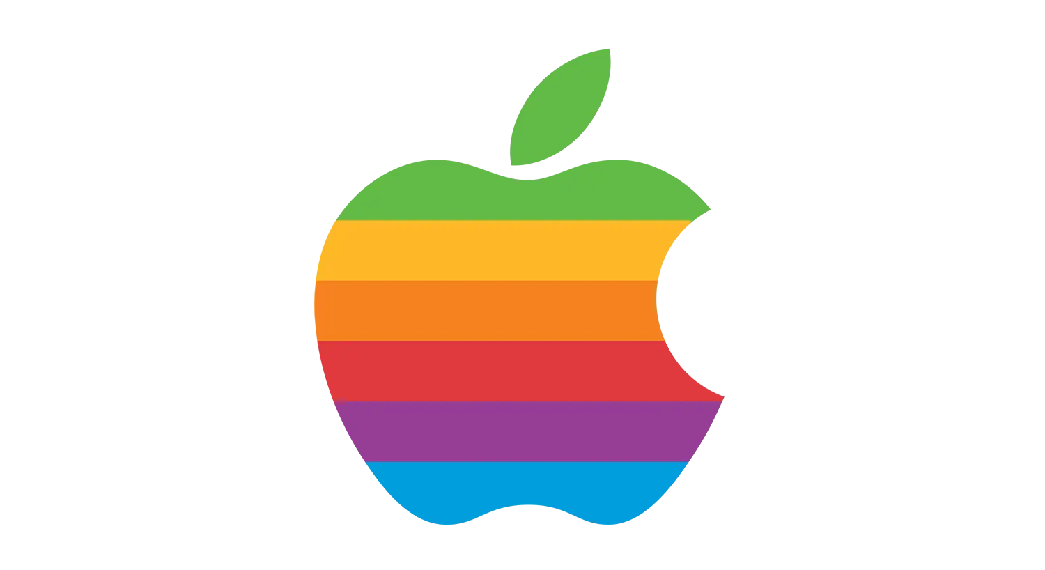Rainbow Apple Logo Design