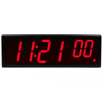 Digital Clock with Red LED Display
