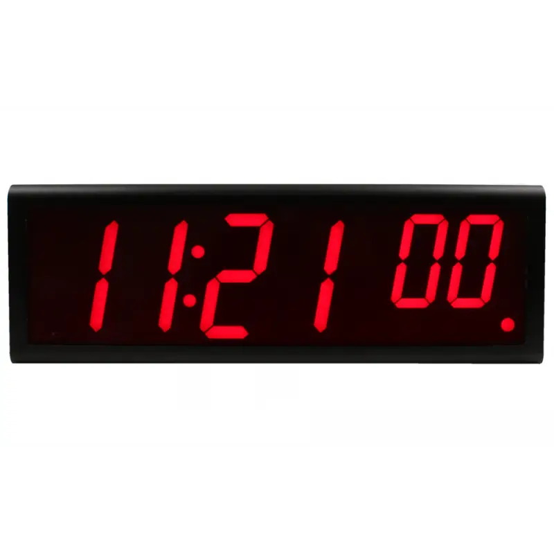 Digital Clock with Red LED Display