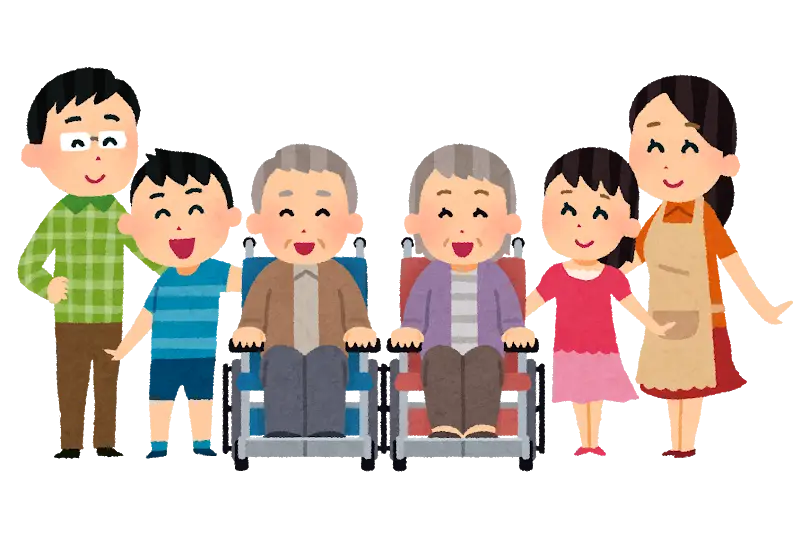 Illustration of a Happy Family