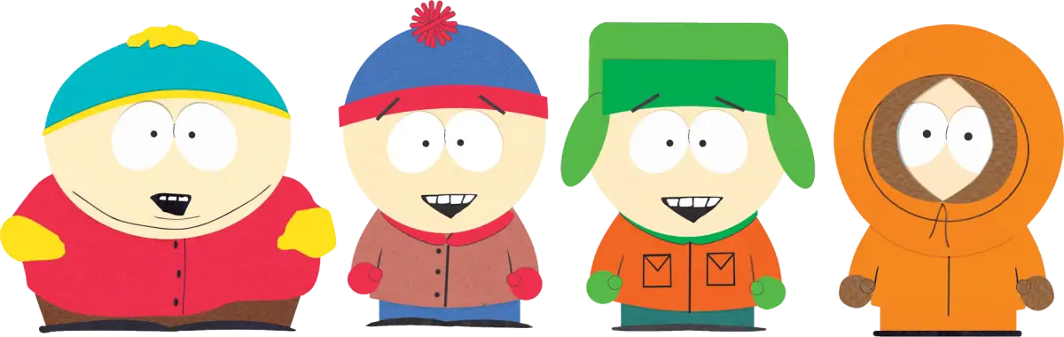 Colorful Cartoon Characters from Iconic Show