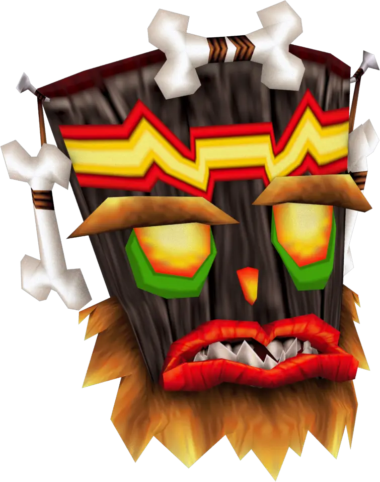 Colorful Tribal Mask Character