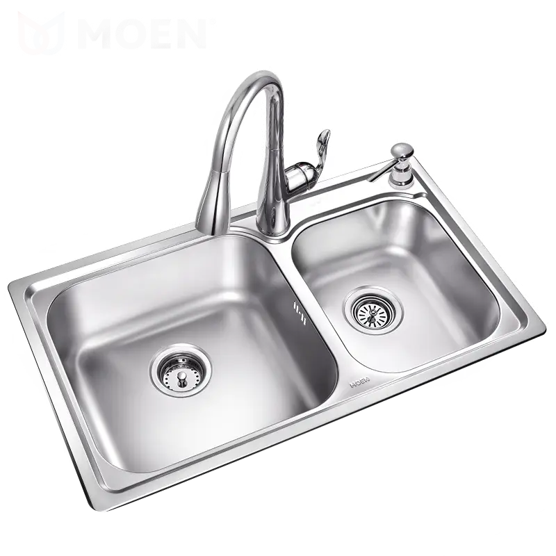 Stainless Steel Kitchen Sink with Faucet