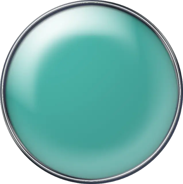 Shiny Green Button Illustration