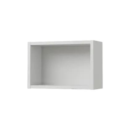 White Minimalist Wall-Mounted Storage Box
