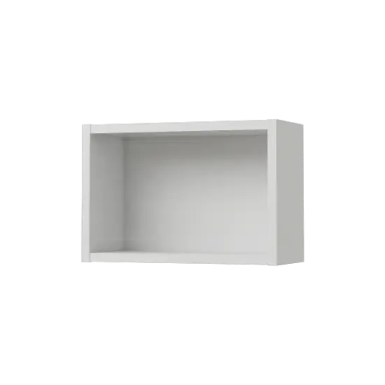 White Minimalist Wall-Mounted Storage Box