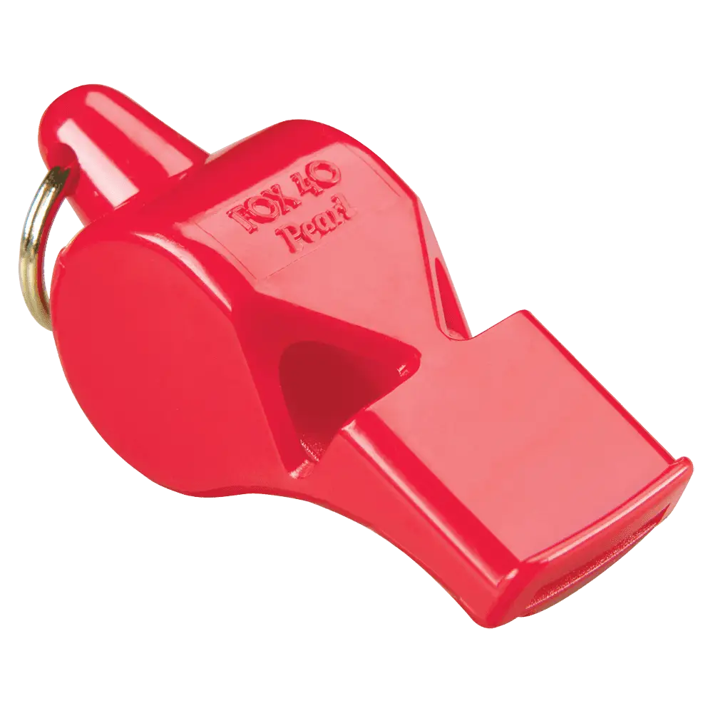 Bright Red Whistle for Sports Use