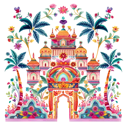 Ornate Colorful Palace
