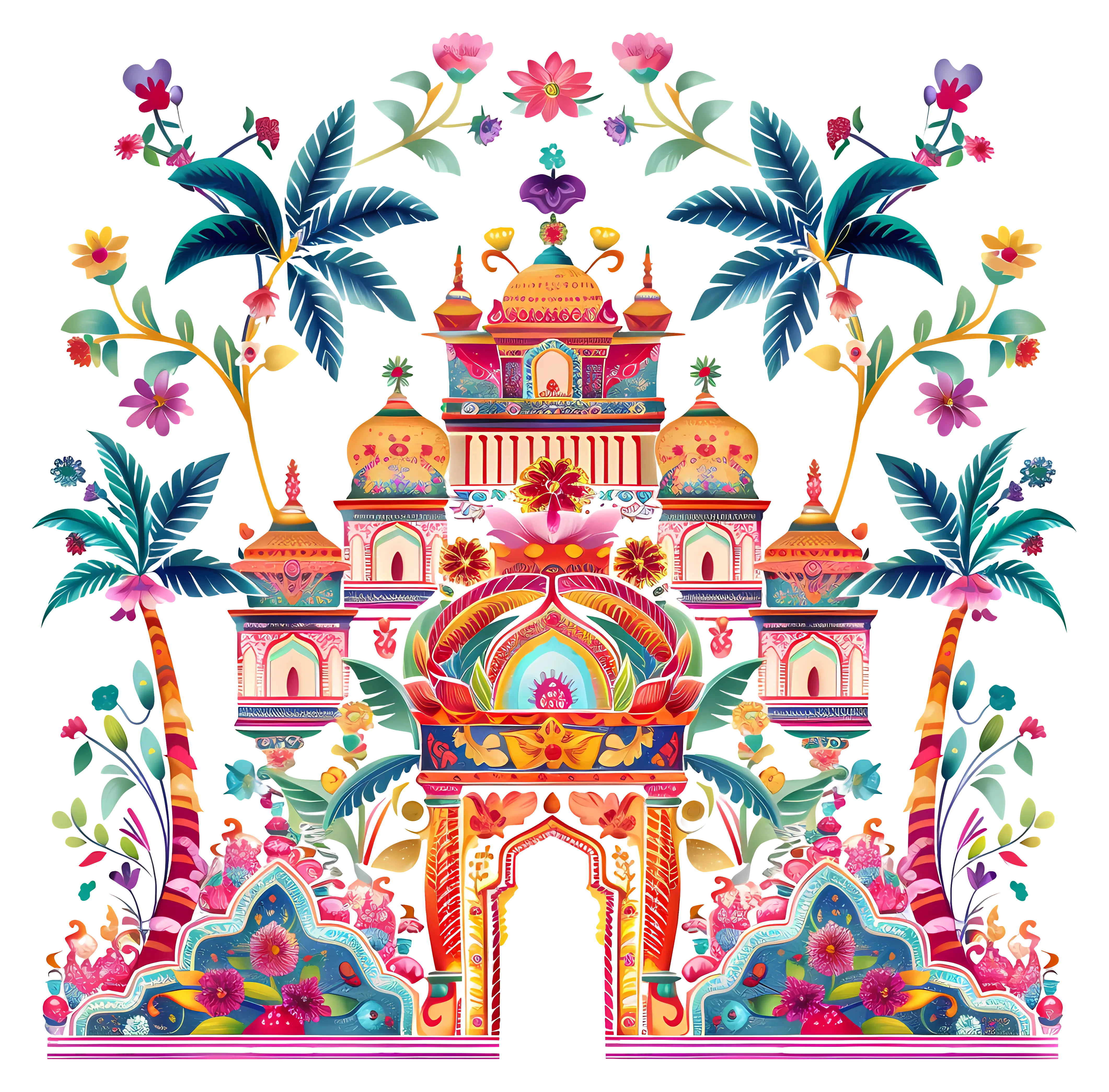 Ornate Colorful Palace