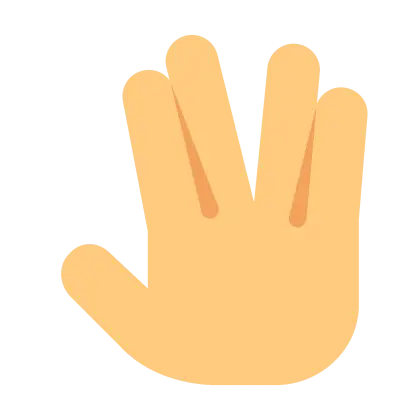 Yellow Hand Gesture Emoji Illustration
