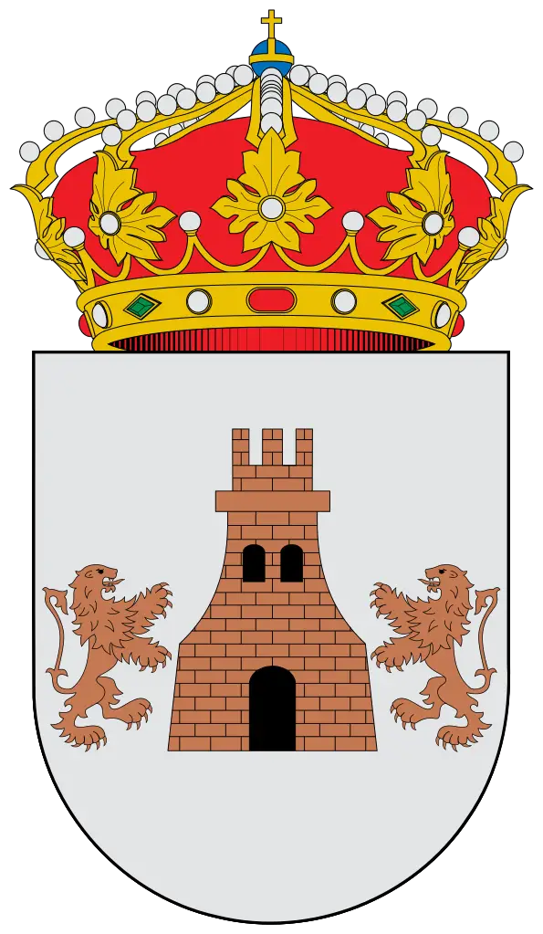 Colorful Royal Coat of Arms with Crown