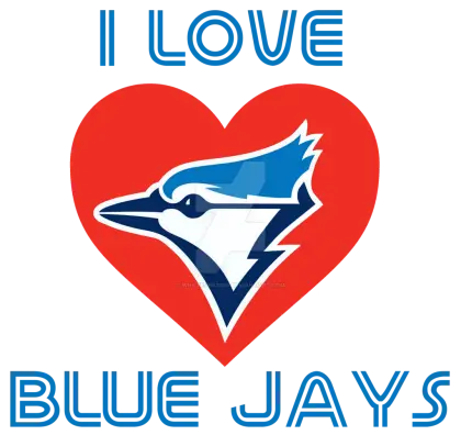 I Love Blue Jays Logo