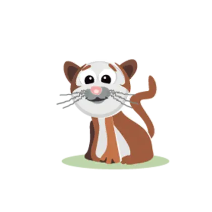 Cute Cartoon Cat Illustration