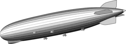 Gray Zeppelin Airship
