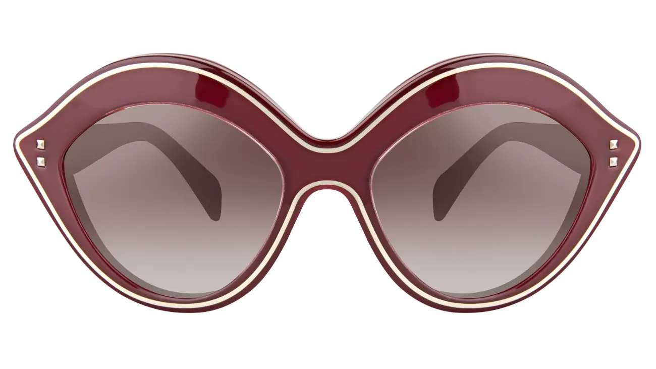 Stylish Maroon Frame Sunglasses