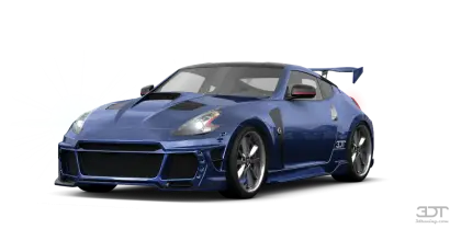 Blue Sports Car with Dynamic Design