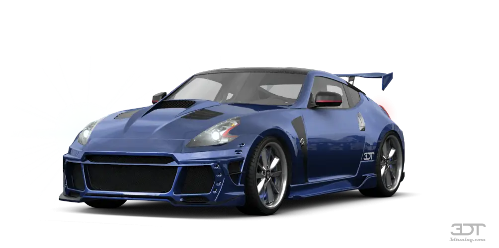 Blue Sports Car with Dynamic Design