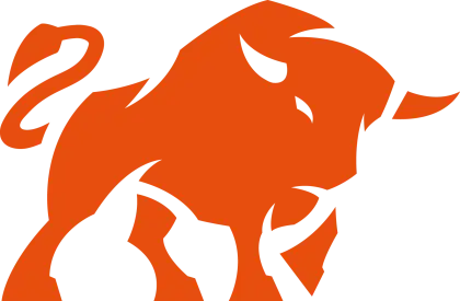 Orange Bull Logo Design