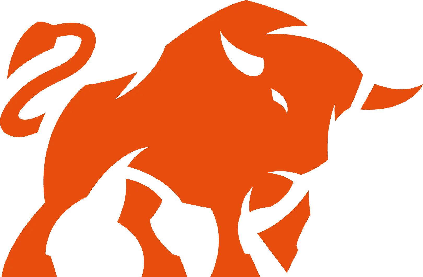 Orange Bull Logo Design