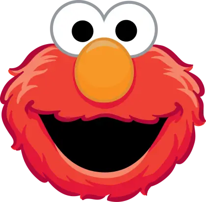 Red Cartoon Face Illustration