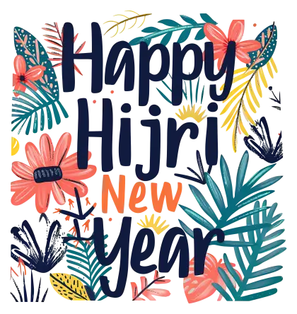 Decorative Illustration for Happy Hijri New Year