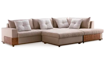 Modern Beige Sofa for Living Room Comfort