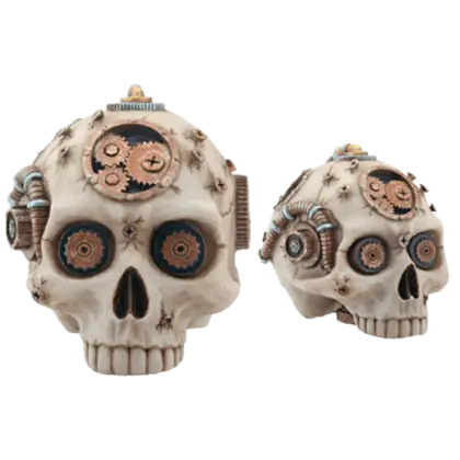 Steampunk Skulls with Gears