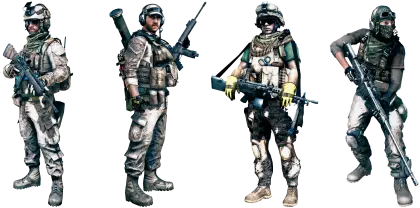 Group of Armed Soldiers