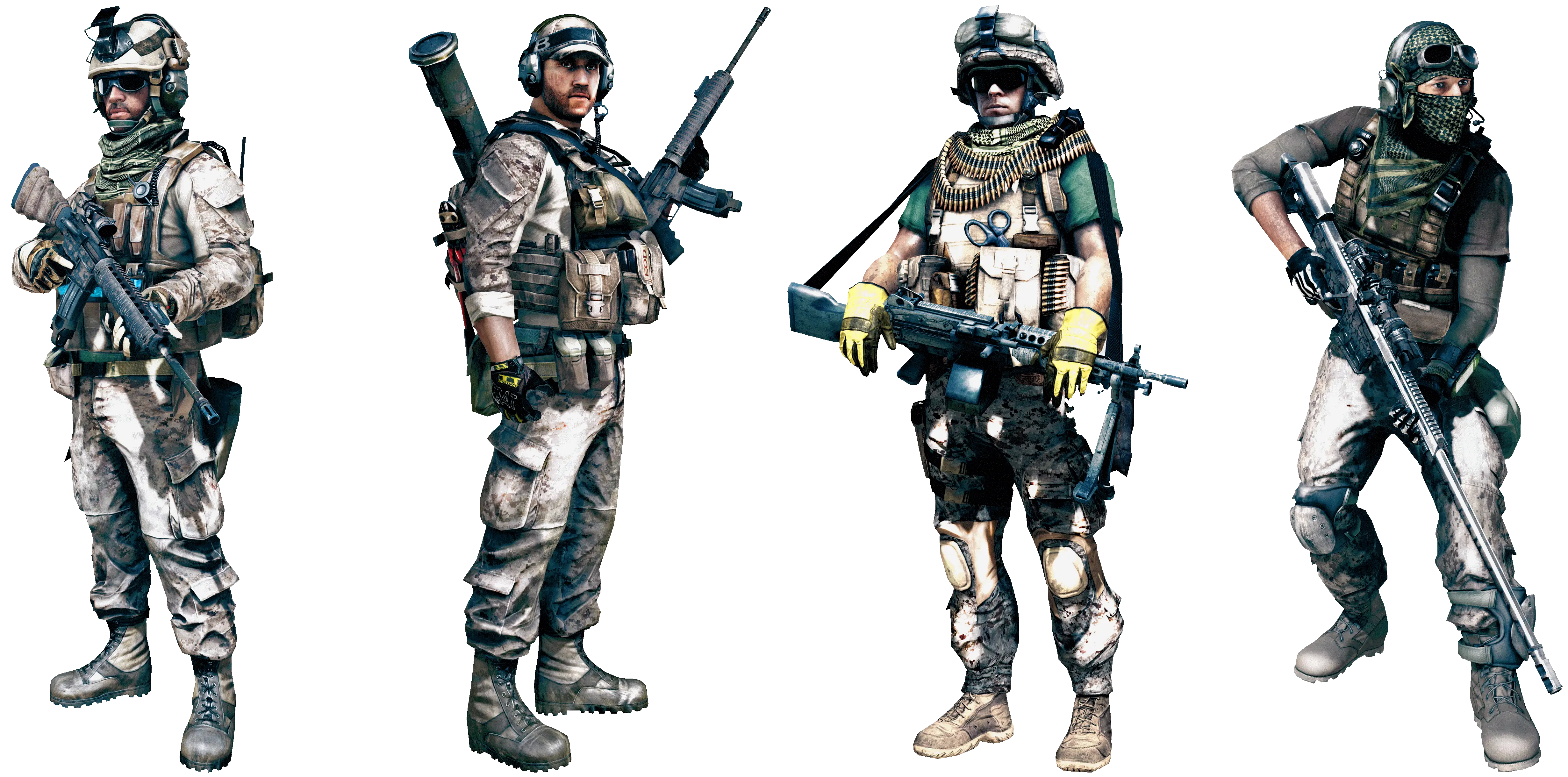 Group of Armed Soldiers