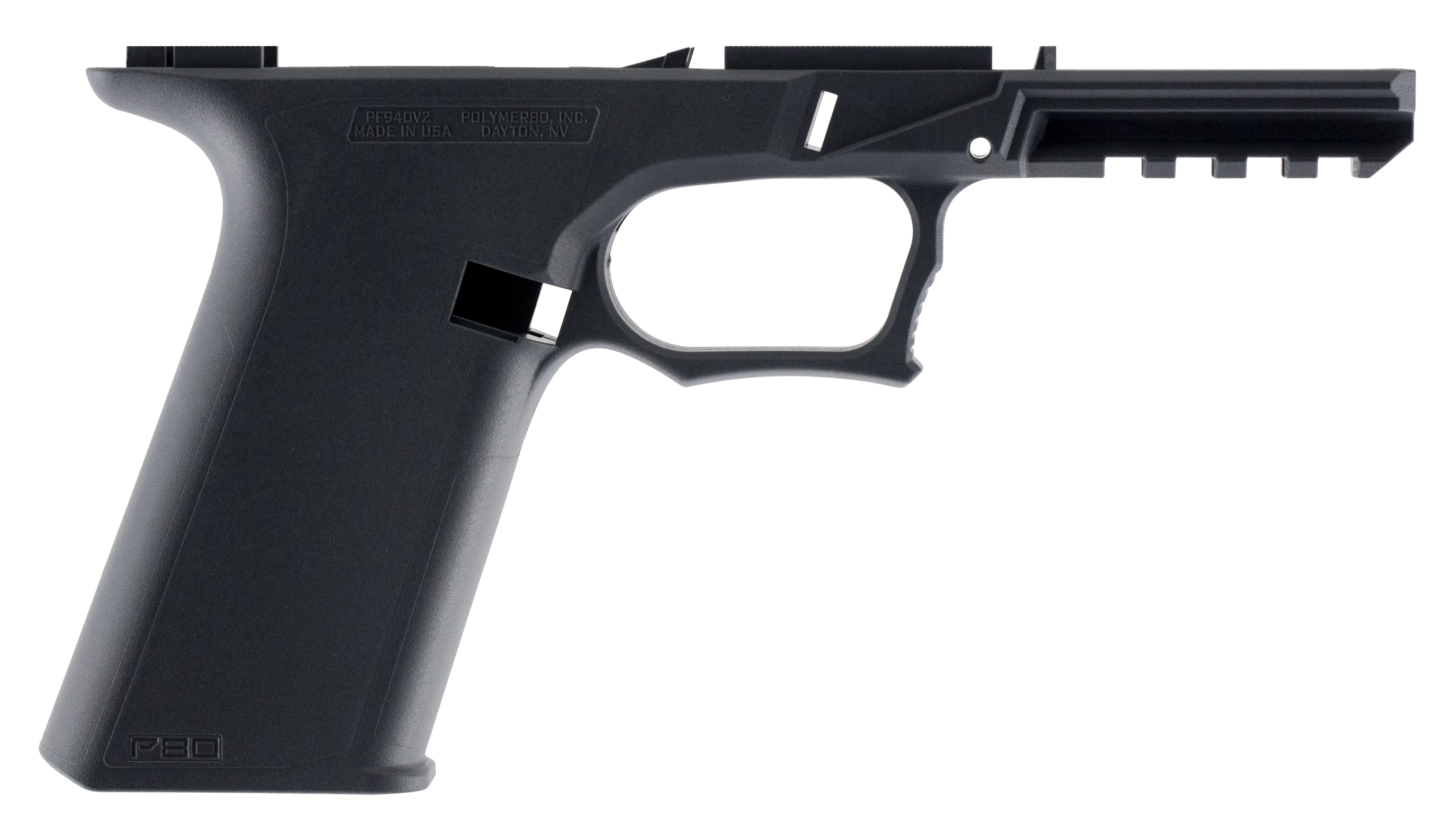 Black Pistol Frame for Assembly