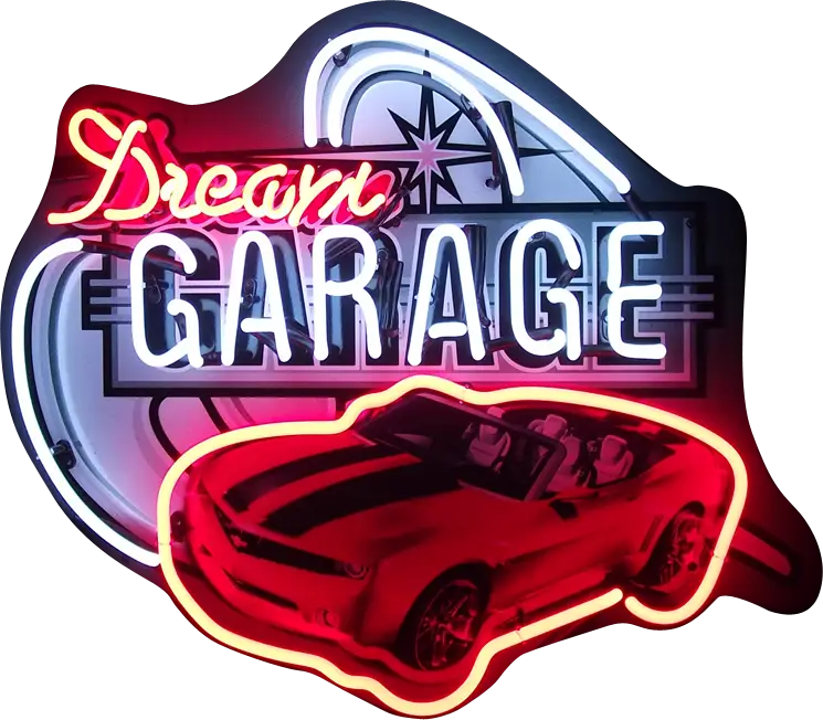 Dream Garage Neon Sign