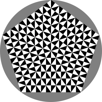 Black and White Geometric Pattern Design
