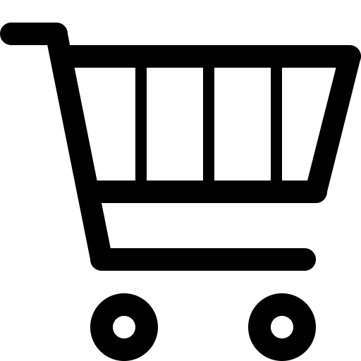Black Shopping Cart Icon